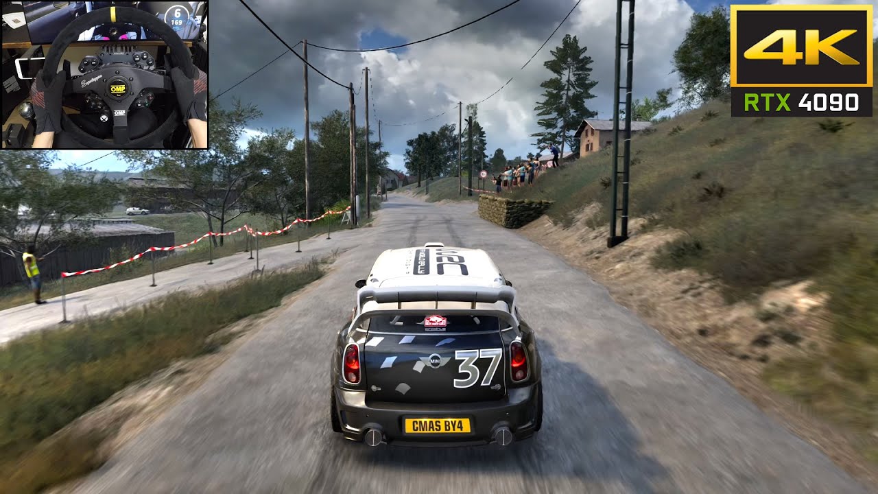 Mini Countryman Rally Edition 2011 - Monaco Ancelle [EA Sports WRC 2023] Fanatec Csl DD 4K Gameplay